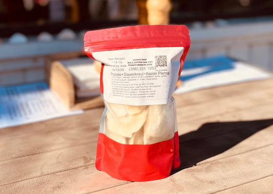 Potato+Sauerkraut+Bacon Pierogi 12 PC